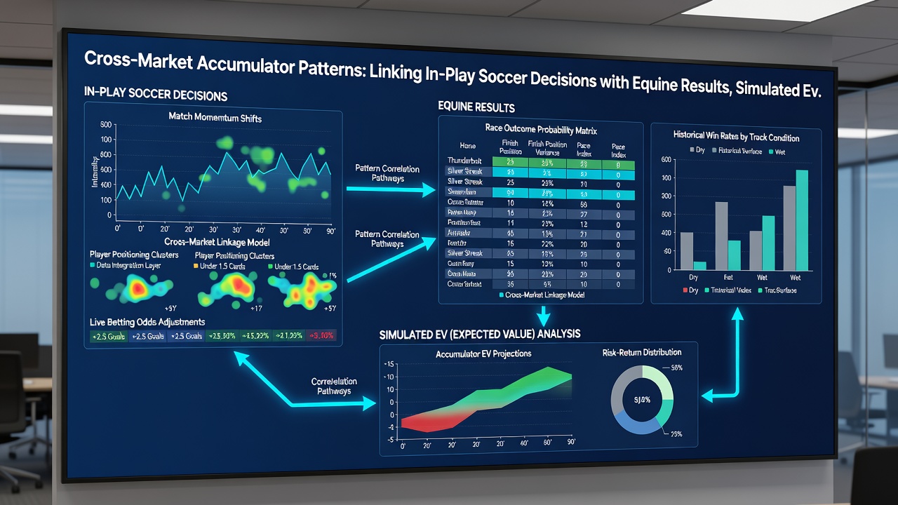 Detailed view of accumulator builder screen showing soccer equine virtual and casino selections on a smartphone display